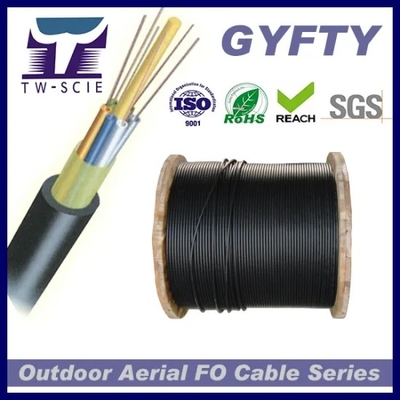 GYFTY-FS মাল্টি কোর আউটডোর এরিয়াল গ্লাস ইয়ার্ন সাঁজোয়া ফাইবার অপটিক ইথারনেট কেবল