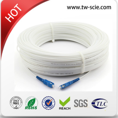 ভাল জলরোধী FTTH ইন্ডোর ফাইবার ড্রপ কেবল, ইনডোর বাটারফ্লাই ড্রপ কেবল হালকা ওজন