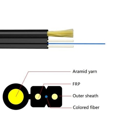 FTTH ড্রপ ক্যাবল 1 CORE G657A2 G657A1 ফাইবার অপটিক ক্যাবল