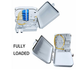 12 কোর FTTH ফাইবার অপটিক বিতরণ বক্স রাউন্ড ওয়্যার উপাদান আকার ডিজাইন