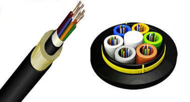24core All Dielectric ADSS নন-মেটালিক স্ব-সমর্থক এরিয়াল ফাইবার অপটিক কেবল