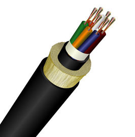 24core All Dielectric ADSS নন-মেটালিক স্ব-সমর্থক এরিয়াল ফাইবার অপটিক কেবল