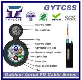 36 কোর GYTC8s ফাইবার অপটিক নেটওয়ার্ক কেবল স্বয়ং - সমর্থন Aerial ইনস্টলেশন পদ্ধতি