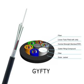 GYFTY লুজ টিউব নন - মেটালিক এবং নন - আর্মার্ড আউটডোর ফাইবার অপটিক কেবল