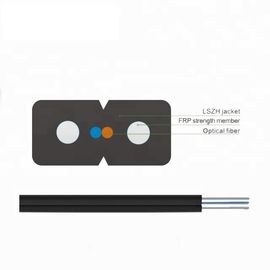 1/2/4 কোর সহ LSZH শিথ GJXH/GJXFH FTTH FRP একক মোড ড্রপ কেবল