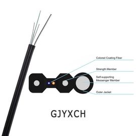 GJYXCH/GJYXFCH আউটডোর সেল্ফ সাপোর্টিং FTTH ড্রপ কেবল 1/2/4 কোর সিঙ্গেল মোড চিত্র 8 ফাইবার অপটিক কেবল