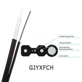 GJYXCH/GJYXFCH আউটডোর সেল্ফ সাপোর্টিং FTTH ড্রপ কেবল 1/2/4 কোর সিঙ্গেল মোড চিত্র 8 ফাইবার অপটিক কেবল