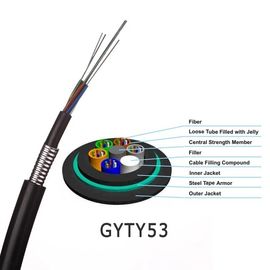 GYTY53 যোগাযোগ বৃহত কোর স্ট্রাকচার ফাইবার অপটিক আর্মার্ড কেবল