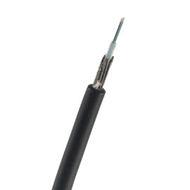 OEM GYXTY 8 কোর সেন্ট্রাল লুজ টিউব PE আউটার শিথ আউটডোর এরিয়াল এবং ডাক্ট এসএম ফাইবার অপটিক কেবল