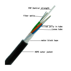 FRP 122-144 কোর GYFTY G652D আউটডোর ফাইবার অপটিক কেবল
