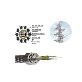 48 কোর আউটডোর এরিয়াল ACS সাঁজোয়া OPGW (অপটিক্যাল ফাইবার কম্পোজিট ওভারহেড গ্রাউন্ড ওয়্যার) ফাইবার অপটিক কেবল
