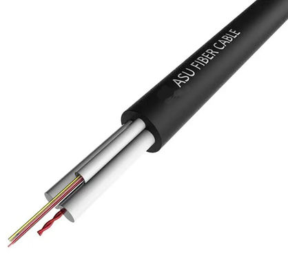 OEM G652D 6 কোর আউটডোর প্রকার একক মোড স্ব-সমর্থন ADSS ফাইবার অপটিক কেবল
