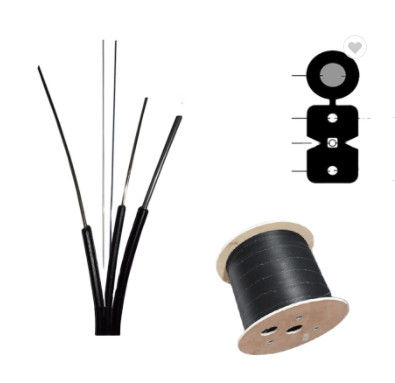 G657A1 ফাইবার FRP LSZH শেথ FTTH ড্রপ কেবল 1 কোর ইন্ডোর ক্যাবলিং সিস্টেম